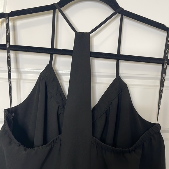 XOXO Shoestring strap top | Black | Size Small - Picture 6 of 7